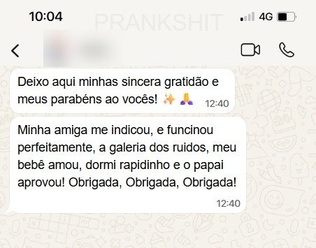 Feedback real de cliente do Assistente da Mamãe